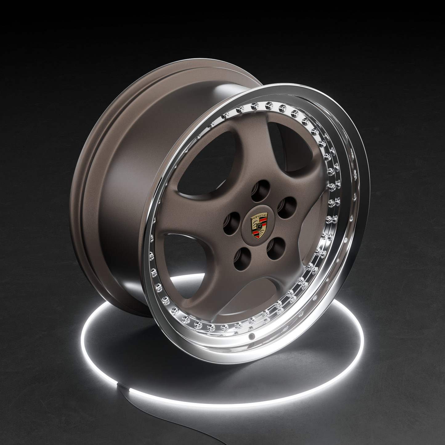 Porsche 911 (964) Old School Rims - Bronze