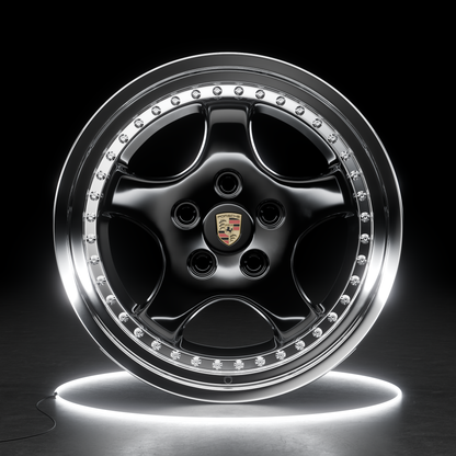 Porsche 911  (964) Old School Rims - Black