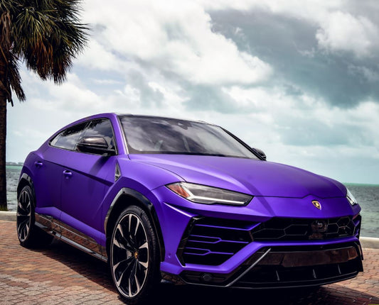 Purple Lamborghini Urus Rental Los Angeles | Viola Pasifae Super SUV | Marco Polo Motor Cars